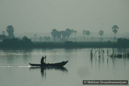 Boating in Unnichai in Batticaloa